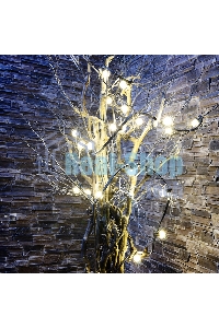 Гирлянда Neon-night LED Galaxy Bulb String 10м, черный каучук, 30 лампx6 LED теплый белый, влагостойкая IP65