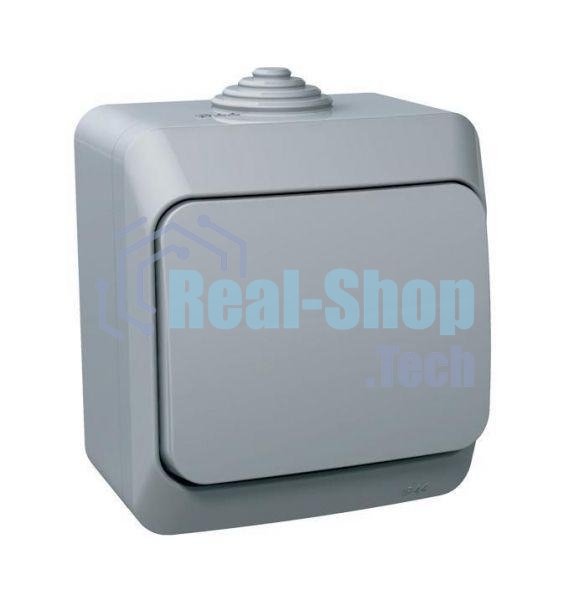 Выключатель 1-кл. ОП Этюд 10А IP44 сер. SchE BA10-041C