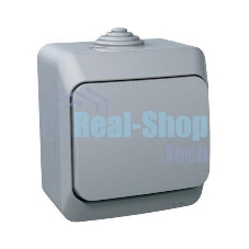 Выключатель 1-кл. ОП Этюд 10А IP44 сер. SchE BA10-041C