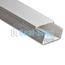 Кабель-канал 80х40 L2000 пластик белый Рувинил РКК-80х40