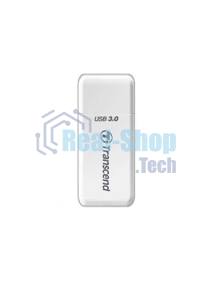 Кард-ридер Transcend RDF5/белый/microSDHC,microSDXC,SDHC,SDXC/USB 3.0/пластик
