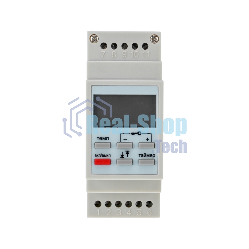 Терморегулятор цифровой Rexant (программируемый c диапазонами работы) RX-257 на DIN-рейку