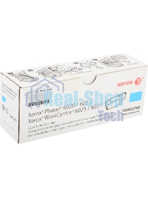Картридж лазерный Xerox 106R02760 голубой для Phaser 6020/22/WC 6025/27 (1000 стр.)(Channels)