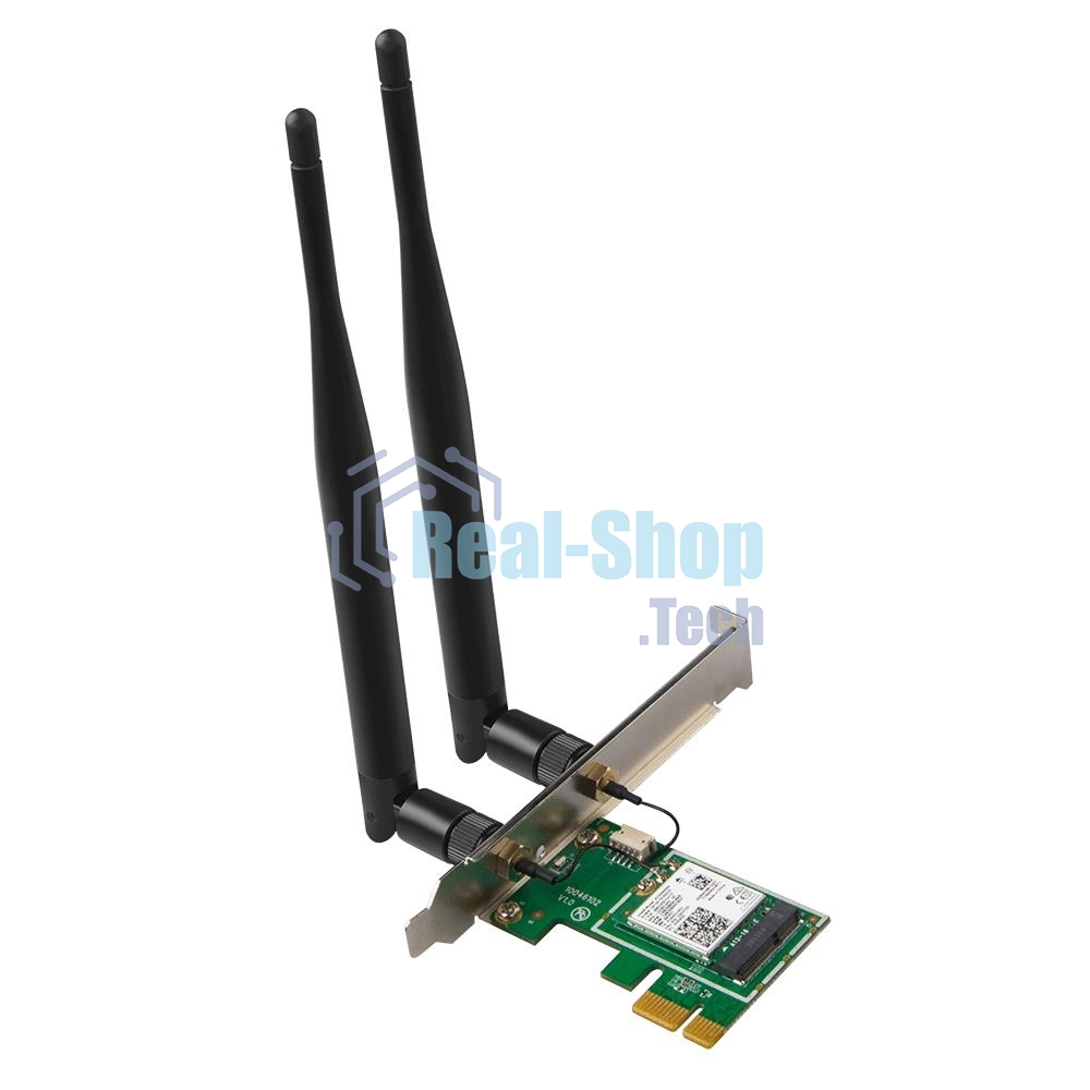 Сетевой адаптер Tenda E30 беспроводной двухдиапазонный PCI-e адаптер Wi-Fi 6 AX3000 c Bluetooth 5.0