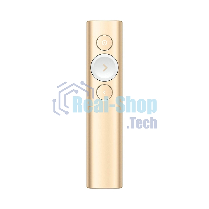 Презентер беспроводной Logitech Spotlight золотистый, радиоканал, USB, кнопки - 3