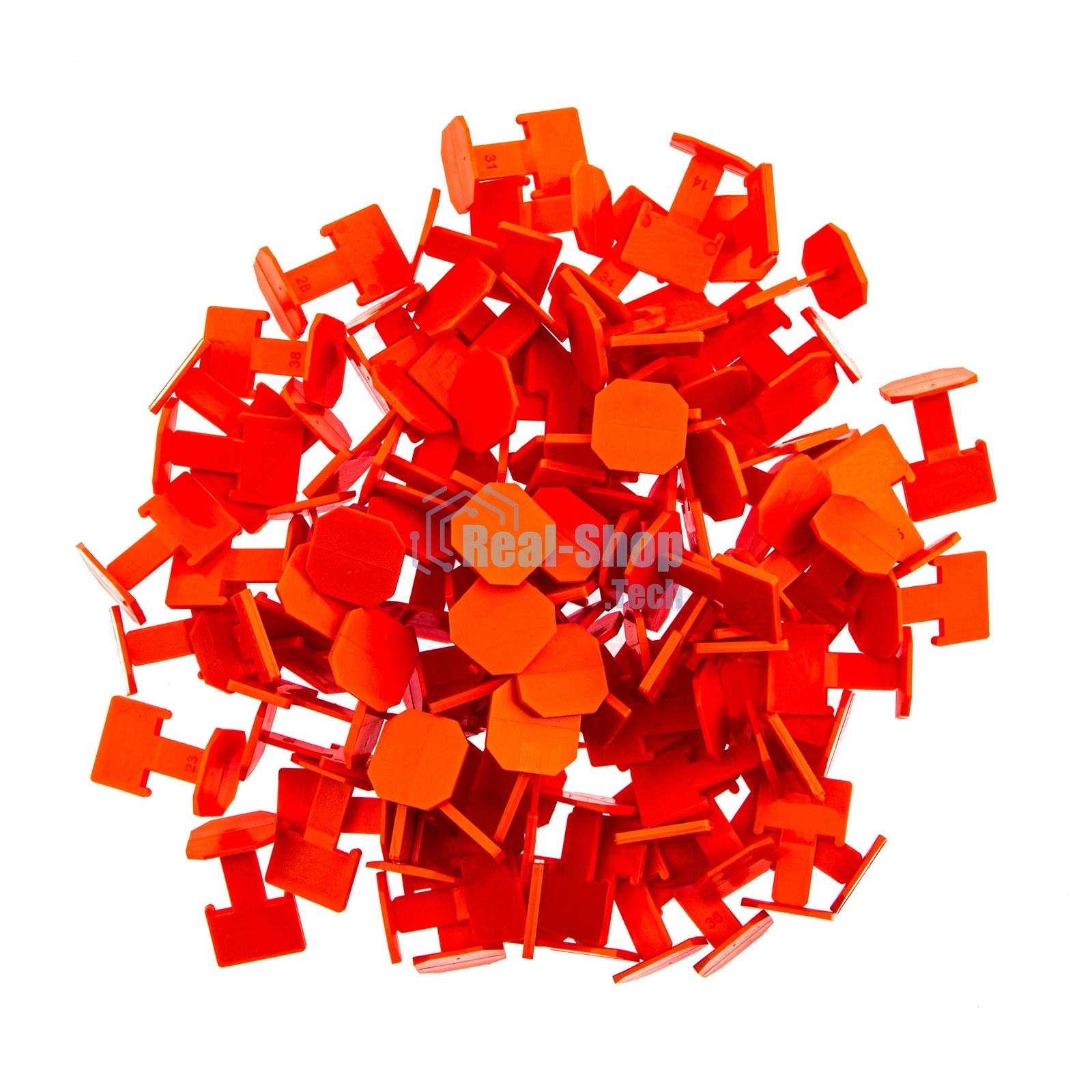 Система выравнивания плитки Сибртех (СВП), зажимы, 100 шт. в пакете