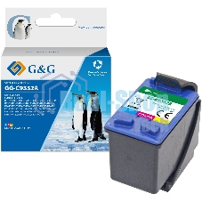 Картридж струйный G&G GG-C9352A многоцветный (11,4 мл) для HP DJ 3920/3940/D1360/D1460/D1470/D1560/D2330/D2360/D2430/D2460/F370/F375/F380/F2180/F2187/F2224/F2280/F2290/F4140/F4172/F4180/F4190