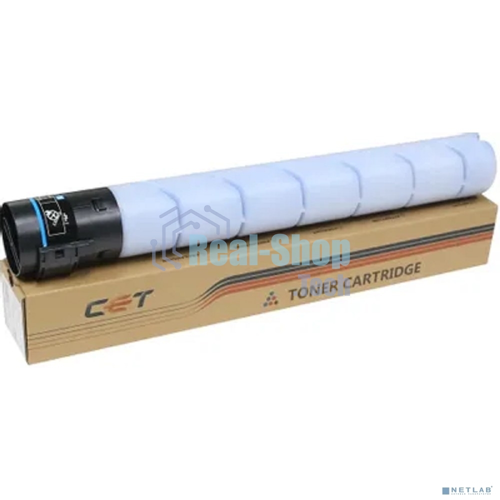 Картридж лазерный CET для Konica Minolta Bizhub C227/C287 Голубой (NF8) 467г, 21000 стр. (A8K3430/A8K3450/TN-221C)