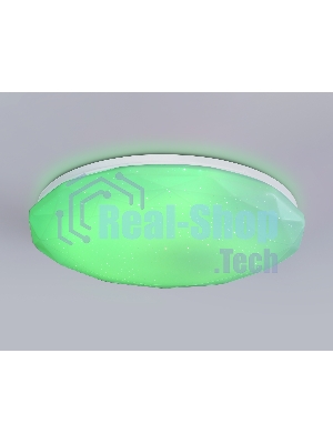 Светодиодный светильник RGB Ambrella light FZ418 WH белый IP20 66W 3000K-6500K+RGB D480*65 (ПДУ ИК)