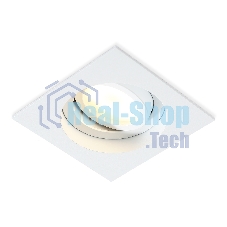 Встраиваемый поворотный точечный светильник Ambrella light TN102757 WH белый IP20 GU5.3 100*100*32
