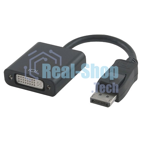 Переходник DisplayPort - DVI Cablexpert A-DPM-DVIF-002, 20M/19F, черный, пакет