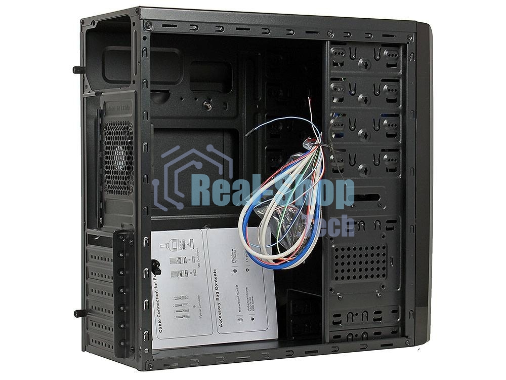 Компьютерный корпус Aerocool/Formula CS-1101 черный без БП ATX 2x120мм 1x140мм 2xUSB 2.0 1xUSB 3.0 audio