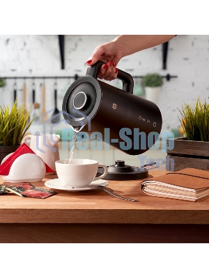 Чайник электрический Halsa HLS-K-103 WiFi умный пластиковый, черный