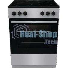 Плита электрическая Gorenje GEC6A11SG серый, конфорок 4 электрических, духовка 65 л, 60 см x 85 см x 60 см