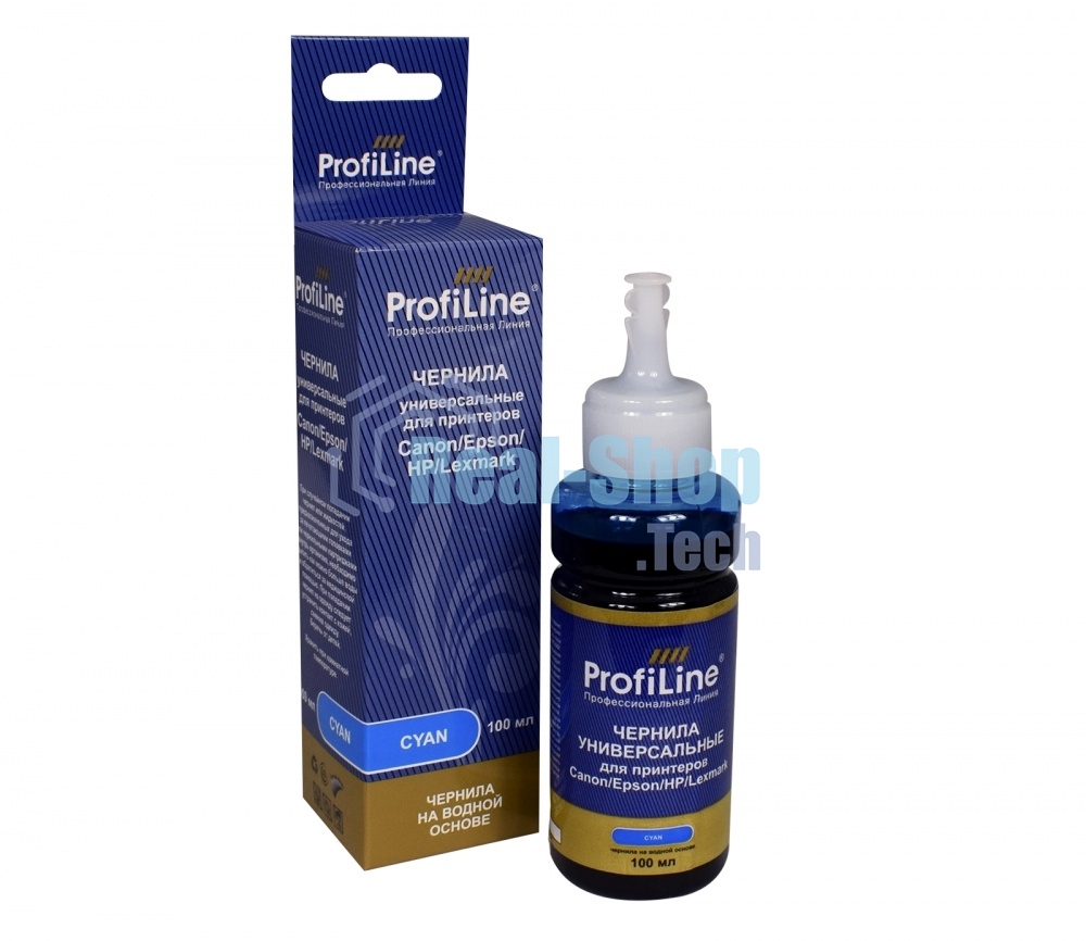 Чернила ProfiLine Premium для Canon/Epson/HP/Lexmark Cyan 100 мл водн