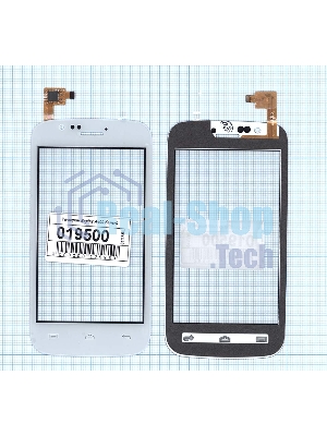 Сенсорное стекло (тачскрин) для Explay A400, белое