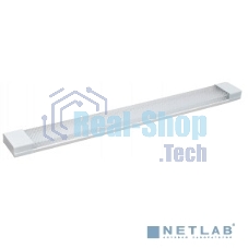 Светильник светодиодный Iek LDBO0-4011-18-4000-K01 ДБО 4011 18Вт 4000К IP20 600мм призма аналог люм.свет. 2х18, 600х62х24 мм, стальной корпус