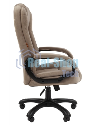 Кресло Chairman Home 600 бежевый, ткань, 120 кг