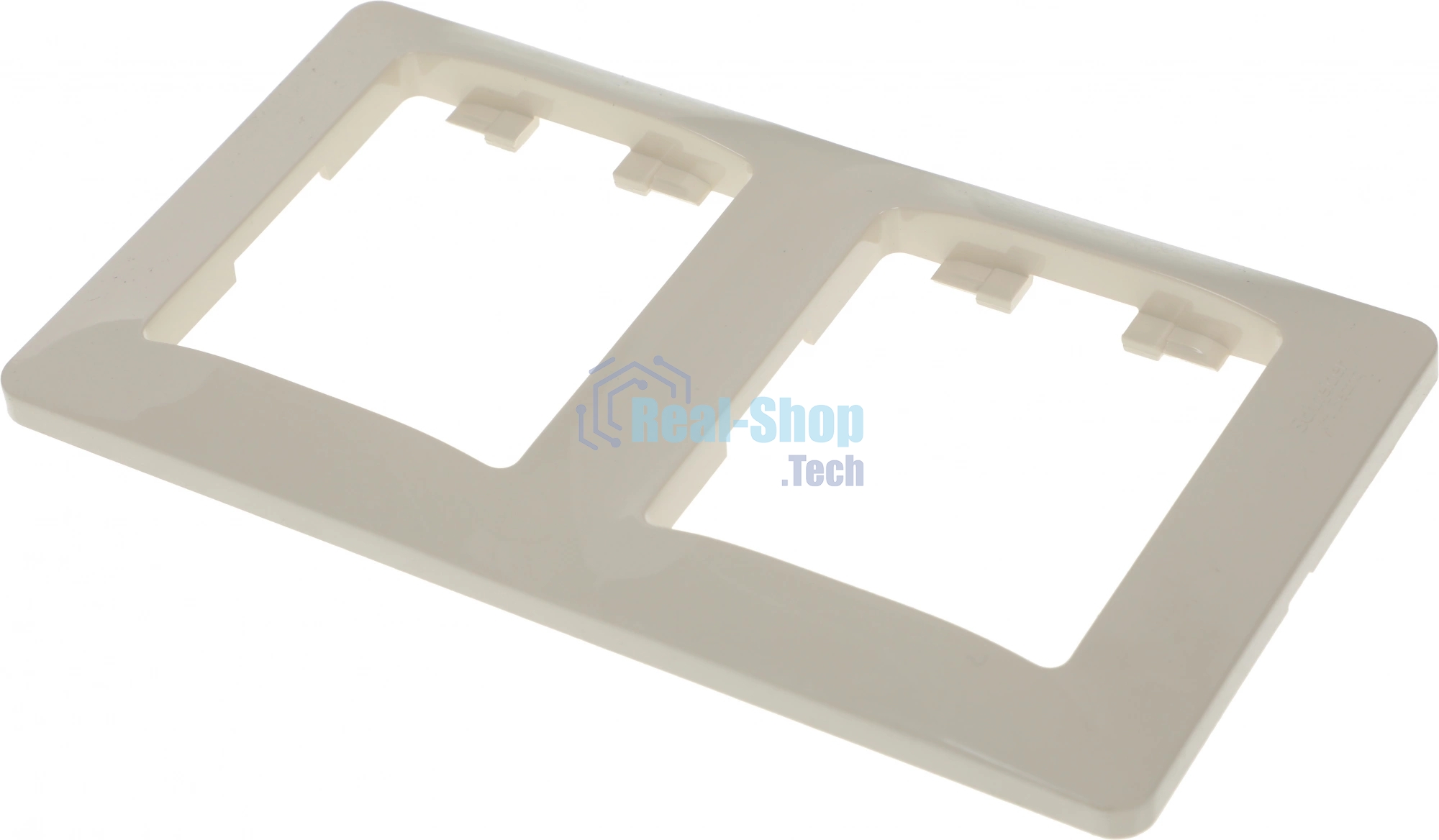 Рамка 2-м Glossa верт. беж. SchE GSL000206