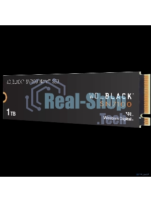 Накопитель SSD 1Tb WD черный SN7100, M.2 2280, PCI-E 3x4, R/W - 7250/6900 Mb/s 3D-NAND TLC
