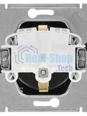 Механизм розетки 1-м Glossa 16А с заземл. антрацит SchE GSL000743