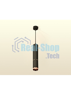 Светильник Ambrella Light XP6323030 SBK/PPG черный песок/золото розовое полированное MR16 GU5.3