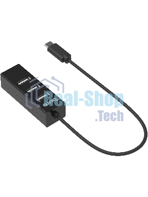 USB-концентратор Buro BPH-C-1906, USB-C, USB 2.0 4 порта, USB