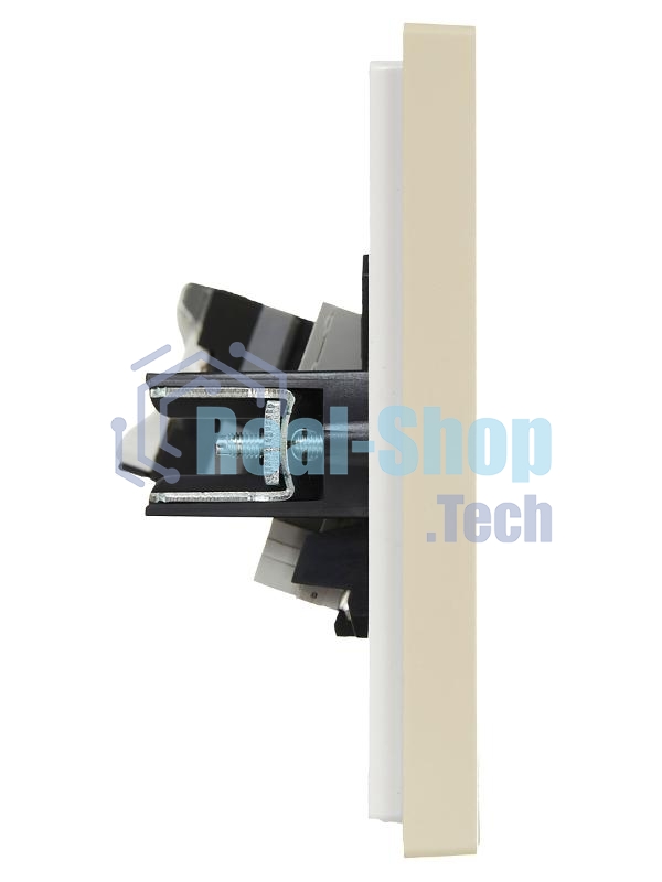 Розетка двойная RJ11+RJ45 кат.5E FP435 ваниль FORTE&PIANO