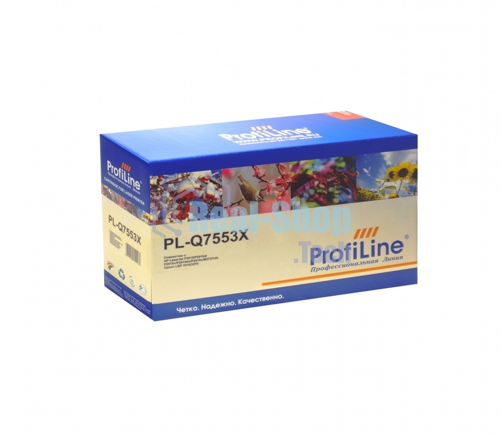 Картридж лазерный ProfiLine PL-Q7553X/715 для принтеров HP LJ P2010/P2014/P2015/2015d/2015n/M2727/M2727nf/M2727nfs/Canon LBP-3310/3370 7000 копий