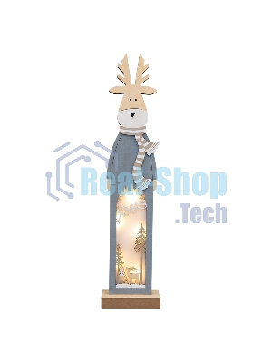 Деревянная фигурка с подсветкой 