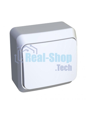 Выключатель кнопочный 1-кл. ОП Этюд 10А белый SchE KA10-001B