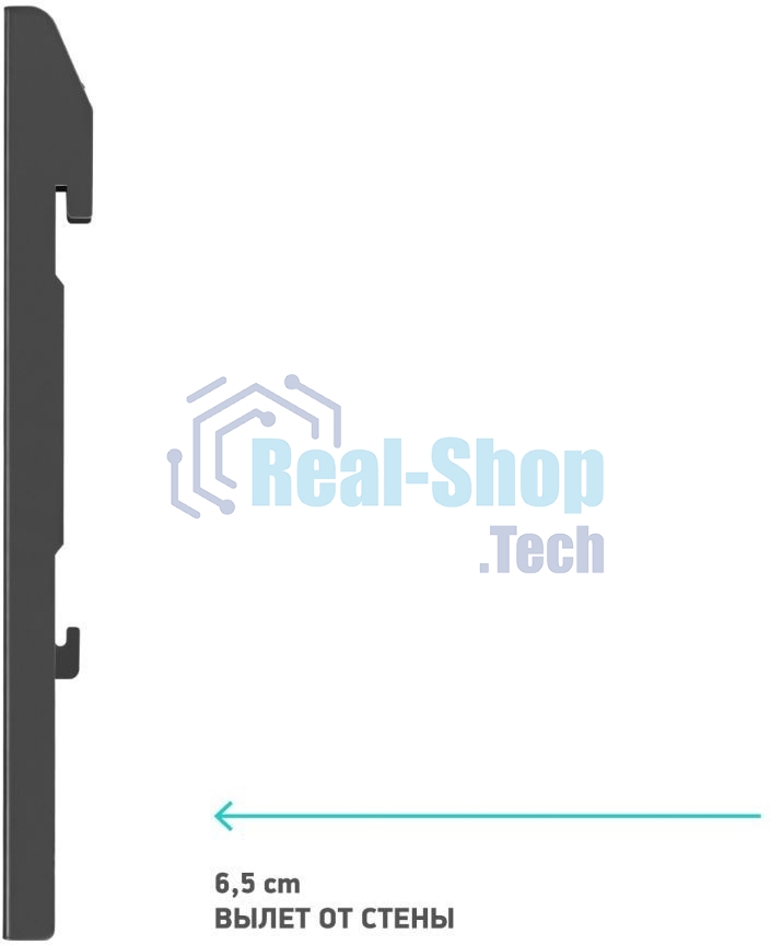 Вертикальные направляющие для видеостен нерегулируемые ONKRON FAV-1 черный