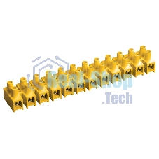 Зажим винтовой ЗВИ-5 н/г 1.5-4.0 кв.мм 12 пар черный IEK UZV5-005-04