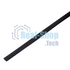 Трубка термоусаживаемая ТУТ 40,0/20,0мм, черная упаковка 10 шт. по 1м, PROconnect