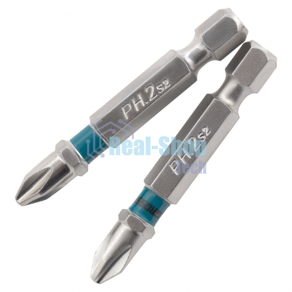 Набор бит Gross 11357 ph2х50 сталь s2 2 шт.