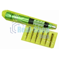 Отвертка со сменными насадками Best BST-8927B зеленая