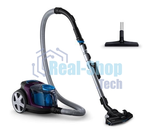 Пылесос Philips FC9333/09 фиолетовый/черный, 750/900 Вт, уборка сухая, пылесборник контейнер, 1.5 л