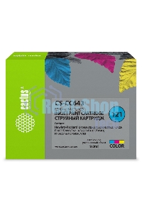 Картридж струйный Cactus CS-CC643 №121 многоцветный (9 мл.) для HP DJ D1663/D2563/D2663/D5563/F2423/F2483/F2493/F4213/F4275/F4283/F4583/PS C4683/C4783
