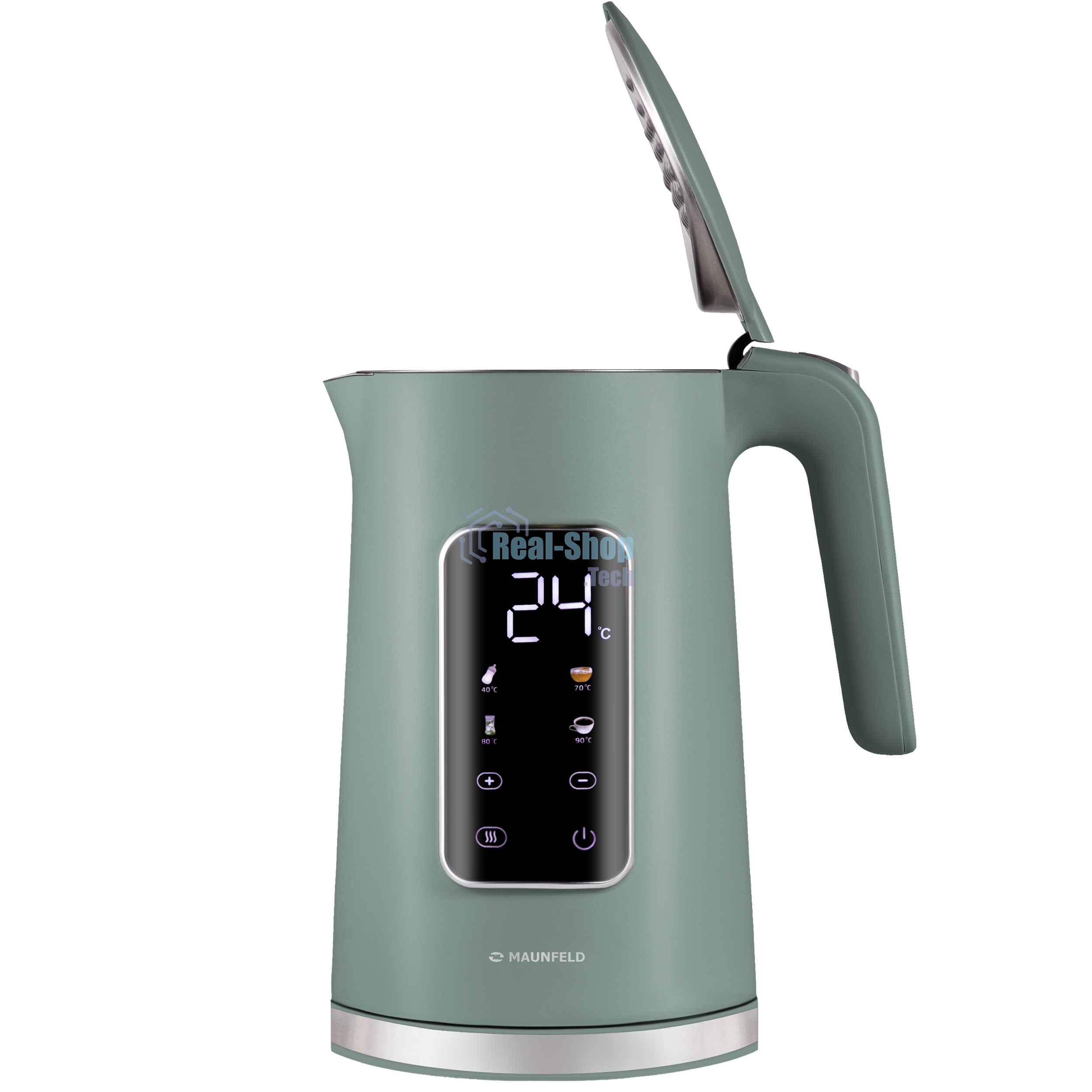 Чайник электрический Maunfeld MGK-635DGN зеленый, 1,7 л, 2200 Вт