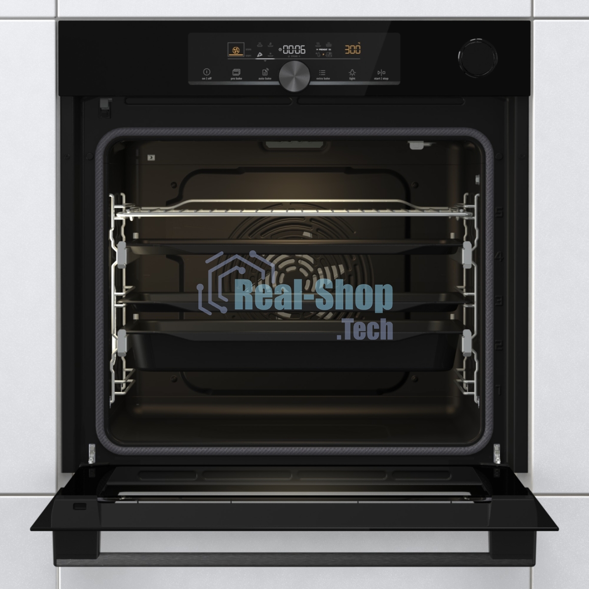 Духовой шкаф Электрический Gorenje BPSA6747A08BG черный