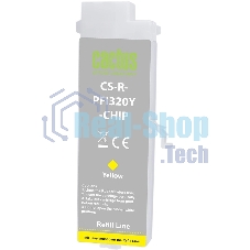 Картридж струйный Cactus CS-R-PFI320Y-CHIP PFI-320Y желтый (260мл) для Canon imagePROGRAF TM-200/200MFP/205/300/300MFP/305/250/255/350/355 с чипом