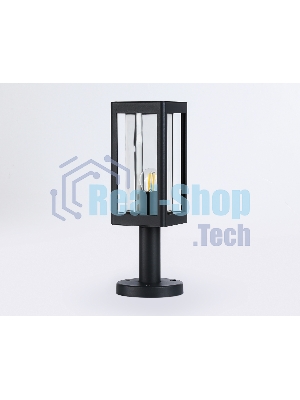 Светильник Ambrella light ST2411 BK/CL черный/прозрачный IP54 E27 max 40W 110*110*350