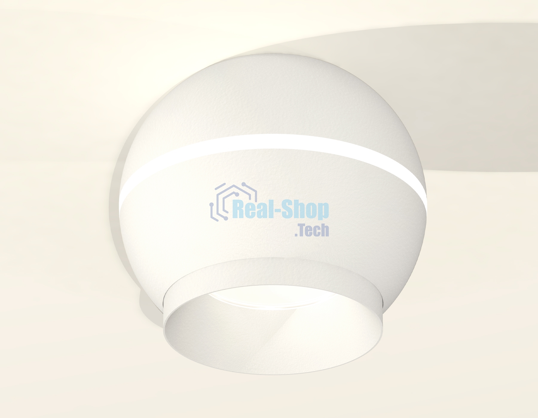 Светильник Ambrella Light XS1101010 SWH белый песок MR16 GU5.3 LED 3W 4200K (C1101, N7030)