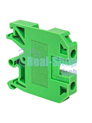 Колодка клеммная EKF plc-jxb-2.5/35gn JXB-2.5/35 зеленая EKF PROxima