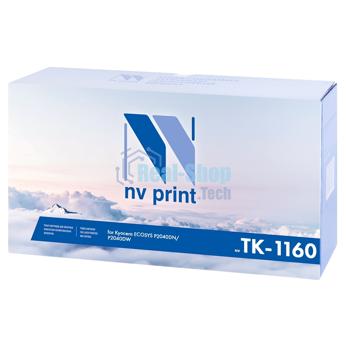 Картридж NVPrint совместимый NV-TK-1160 (БЕЗ ЧИПА) для Kyocera P2040dn/P2040dw (7200k)