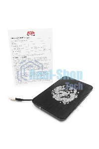 Внешний корпус для HDD AgeStar SUB2A8 SATA пластик/сталь черный 2.5