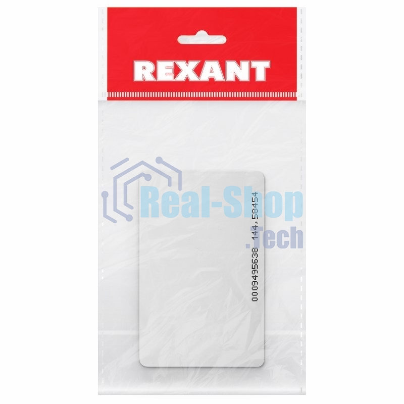 Электронный ключ (карта) Rexant 125KHz формат EM Marin Индивидуальная упаковка 1 шт