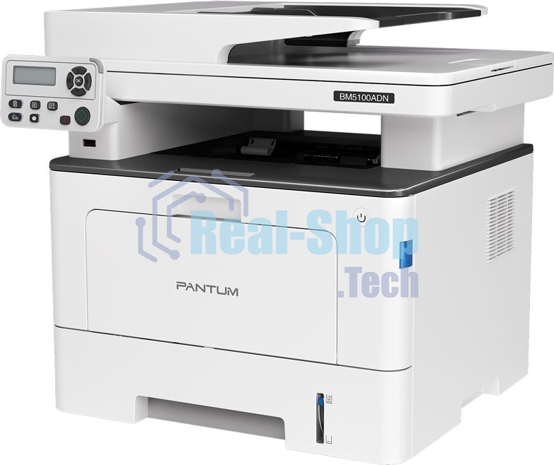 МФУ лазерное Pantum BM5100ADN, A4, ч/б, печ. до 40 стр/мин., скан. до 24 стр/мин., 1200 x 1200 dpi, USB, RJ-45