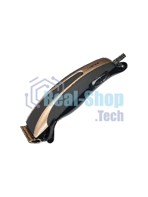 Машинка для стрижки Centek CT-2110 (черный/золотой) титановые ножи, прорезиненный корпус