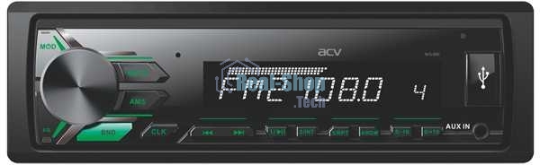 Автомагнитола ACV AVS-811G, 1 DIN, USB Type-A, AUX